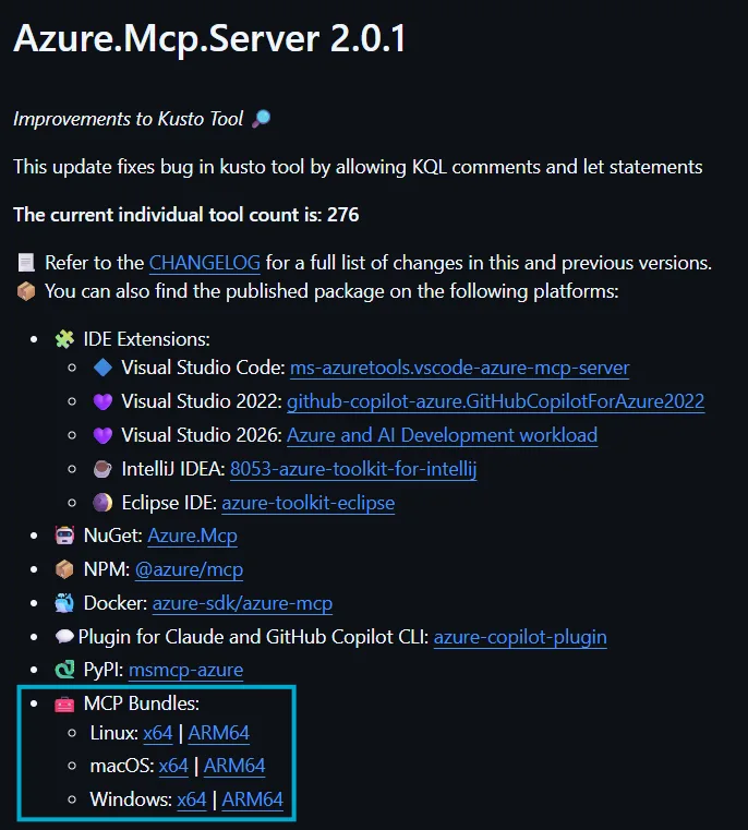 Azure MCP Server Artık MCPB Paketi: Runtime Derdi Bitti