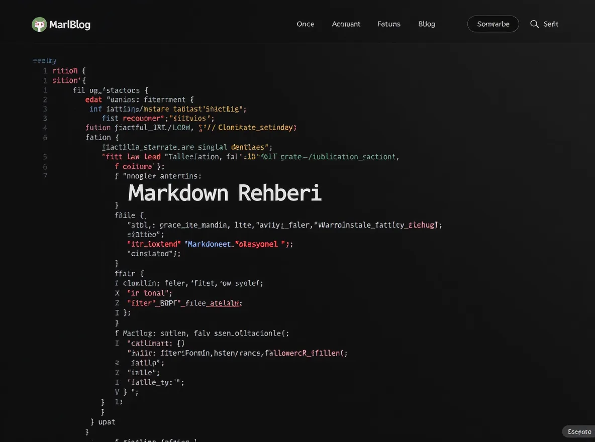 Markdown Rehberi: GitHub'da Sıfırdan Profesyonel README'ye