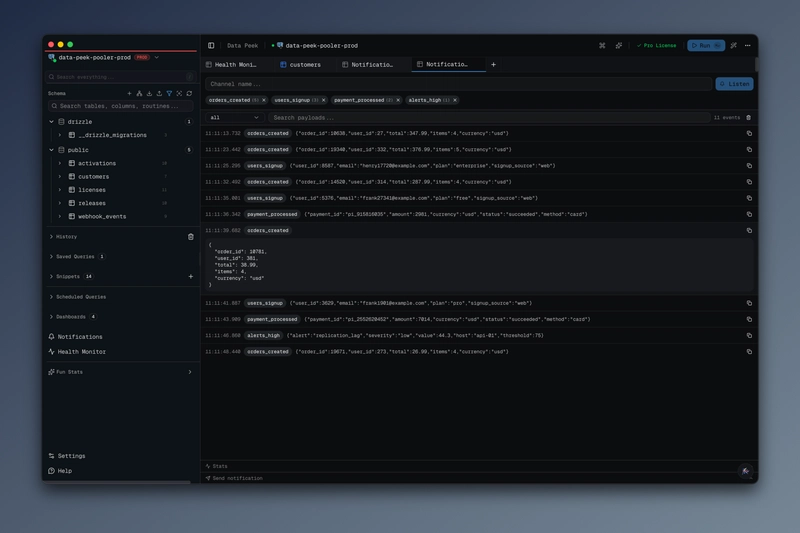 Postgres LISTEN/NOTIFY Debugging’i Nihayet Rahatlatan Yöntem