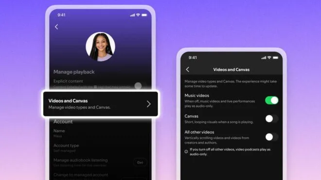 Spotify’da Video Kapatma Seçeneği Geldi: İşte Detaylar